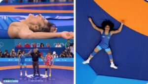 Vinesh Phogat won the Semi finals match at Paris Olympics